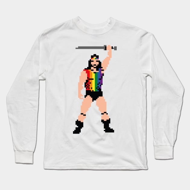 The Open Minded Barbarian Long Sleeve T-Shirt by Chairboy